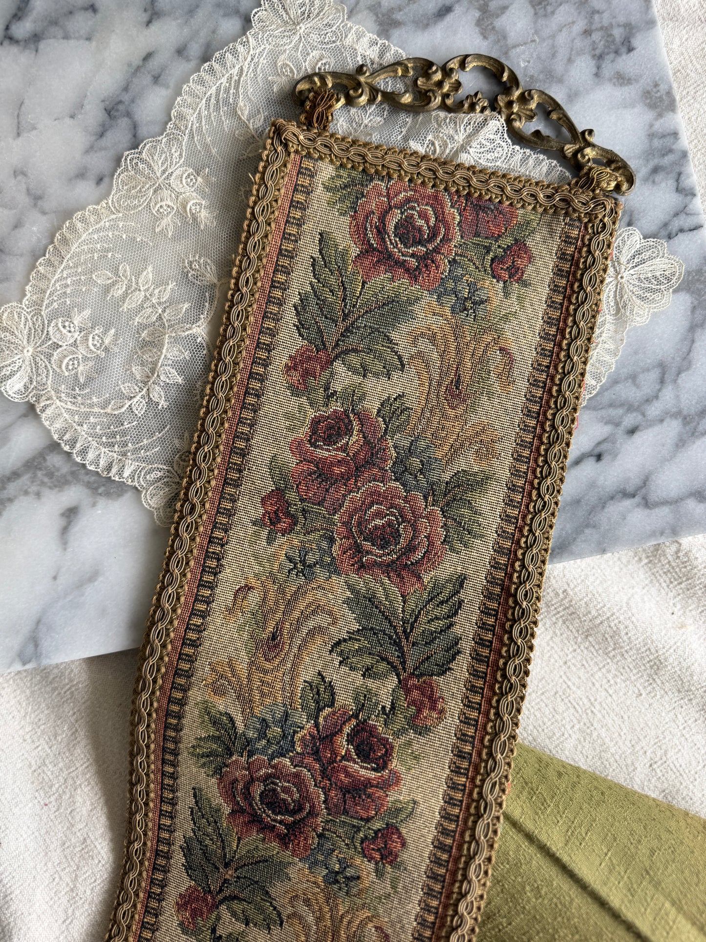 Moody Floral Bell Pull