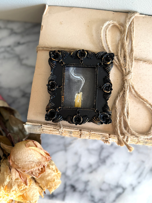 Candle and smoke original painting