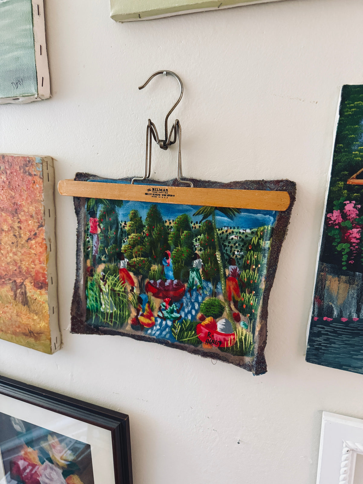 Haitian folk art painting by “Alaby”
