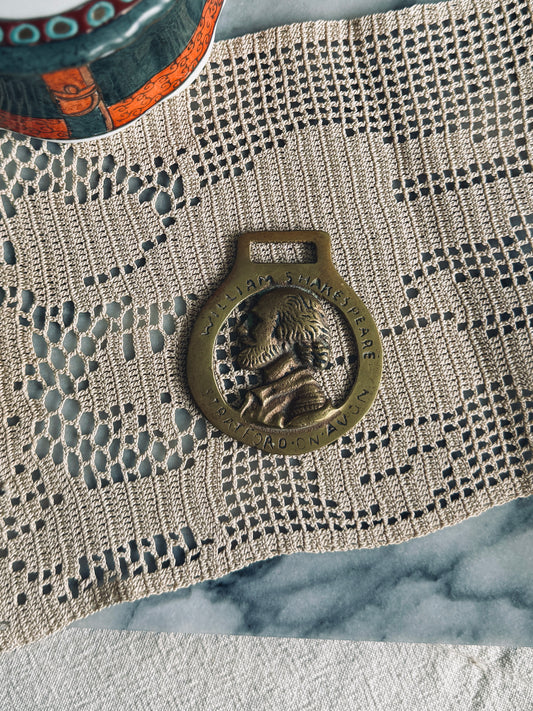 Brass horse buckle-Shakespeare