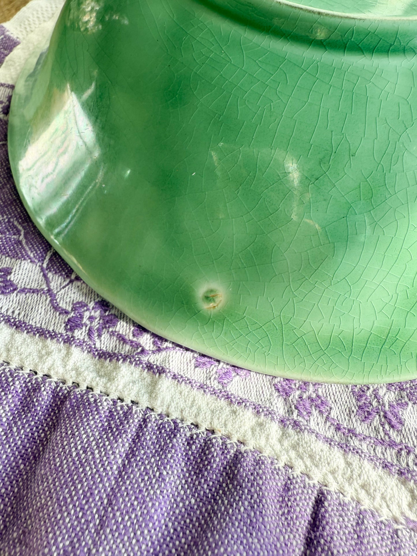 Green Petalware Bowl