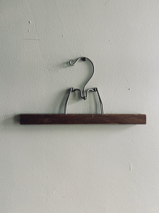 Vintage wooden pants hanger