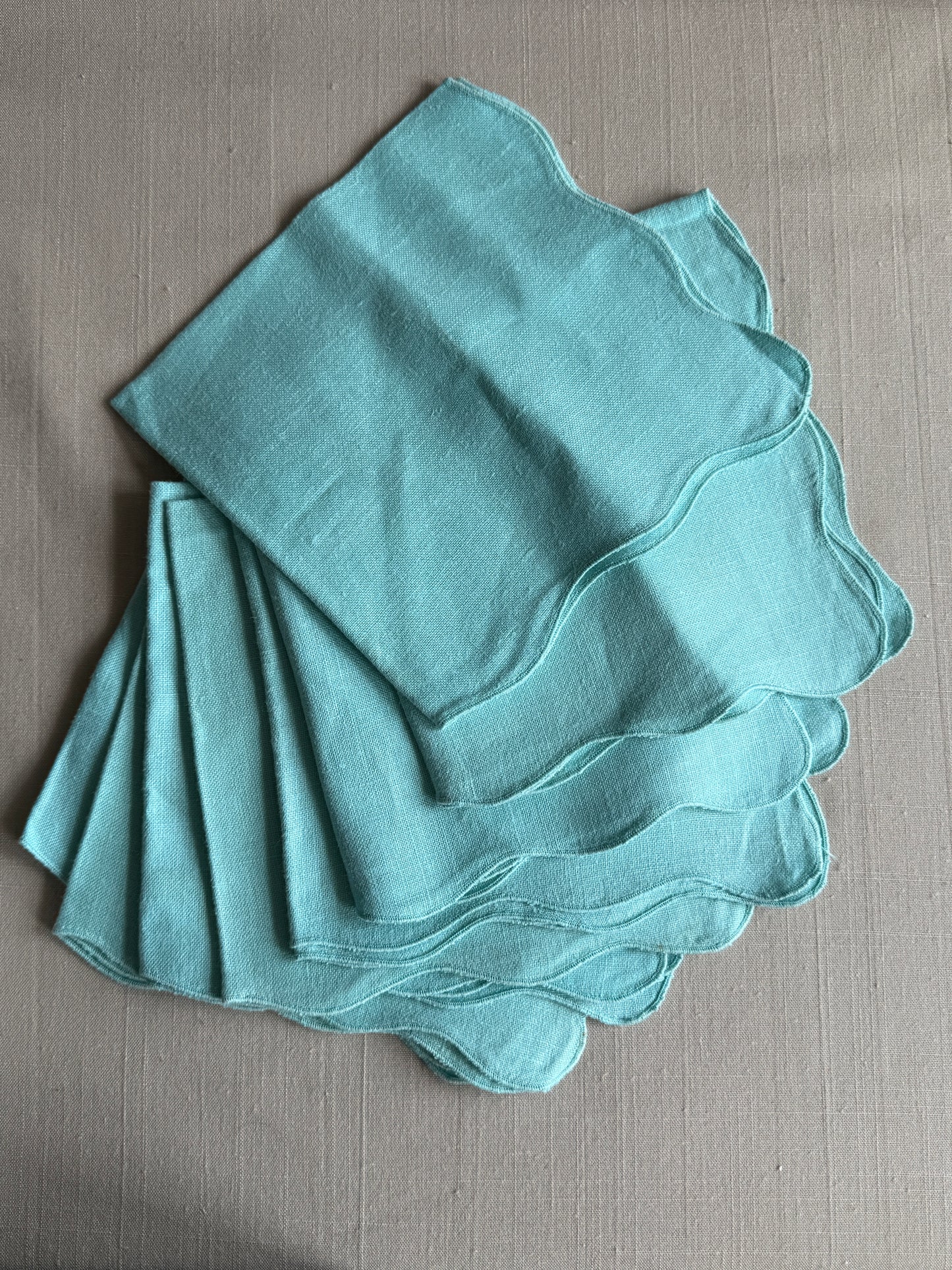 Set of 8 linen napkins