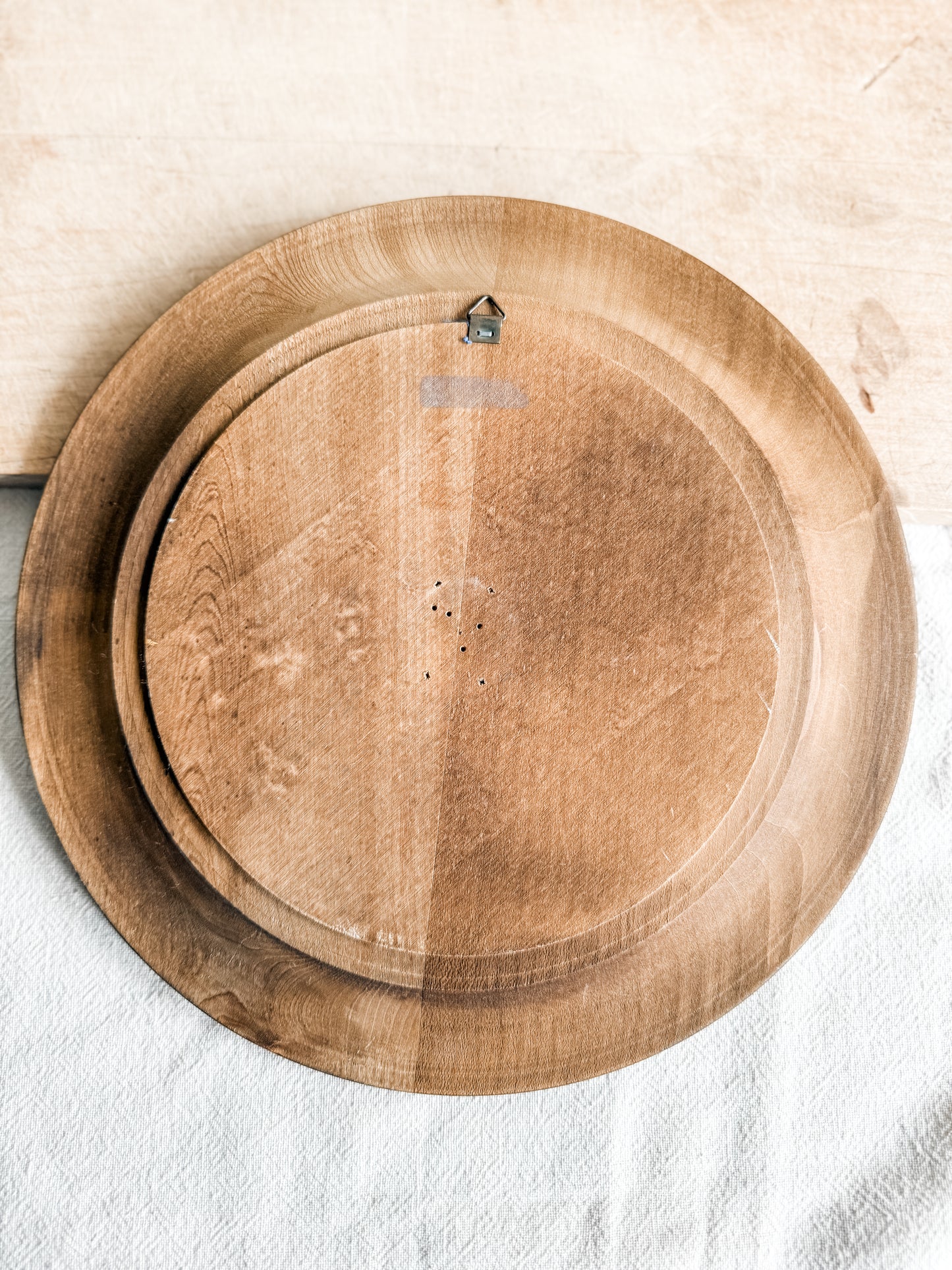 Rosemaling Wooden Plate