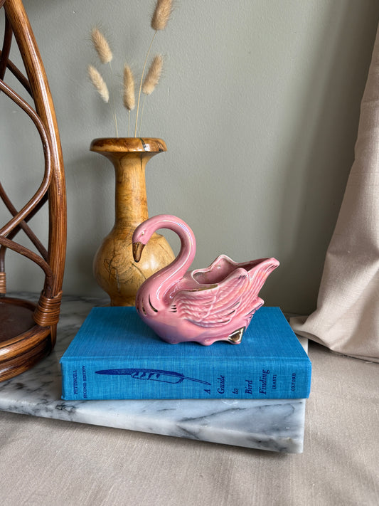 Mid Century Flamingo Planter