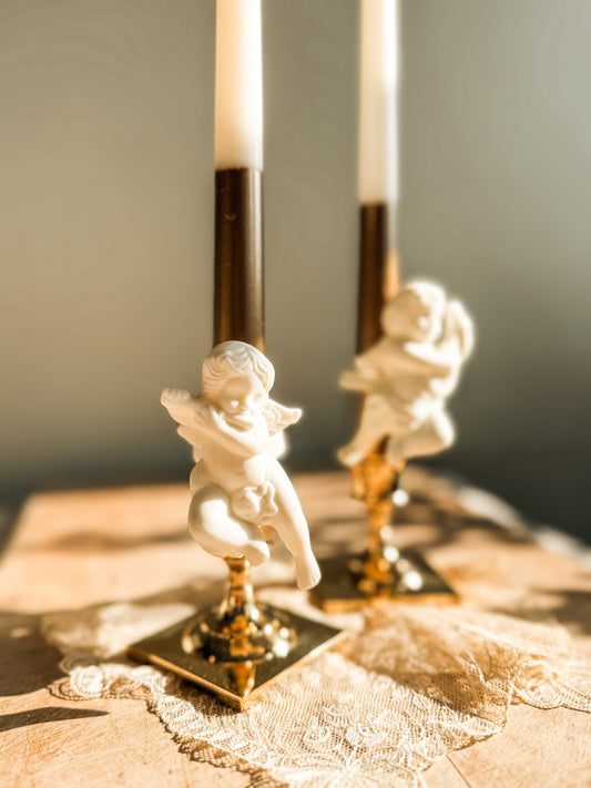 Porcelain Bisque Candle Huggers or Napkin Rings