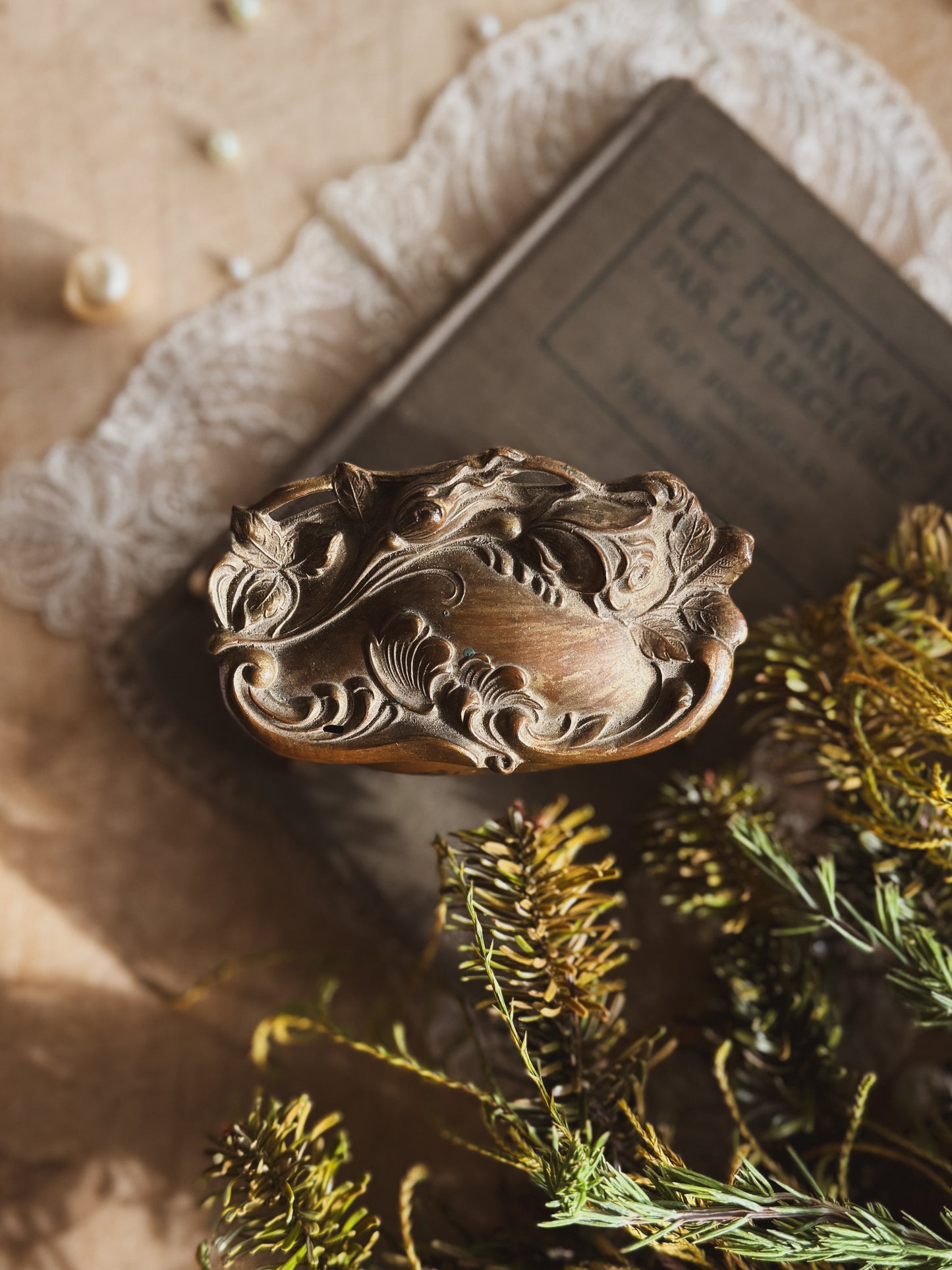 Antique Art Nouveau Jewelry Box