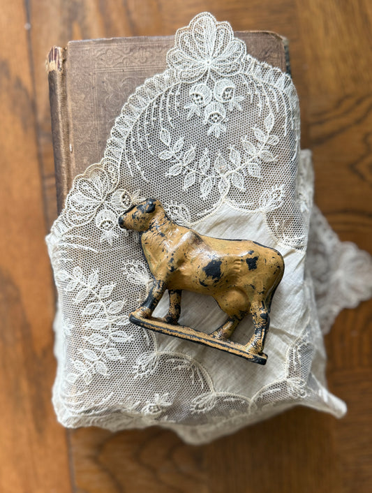 Primitive style Cow figurine