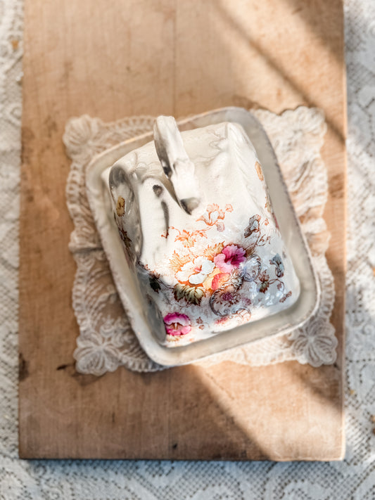 Antique English Cheese Keeper