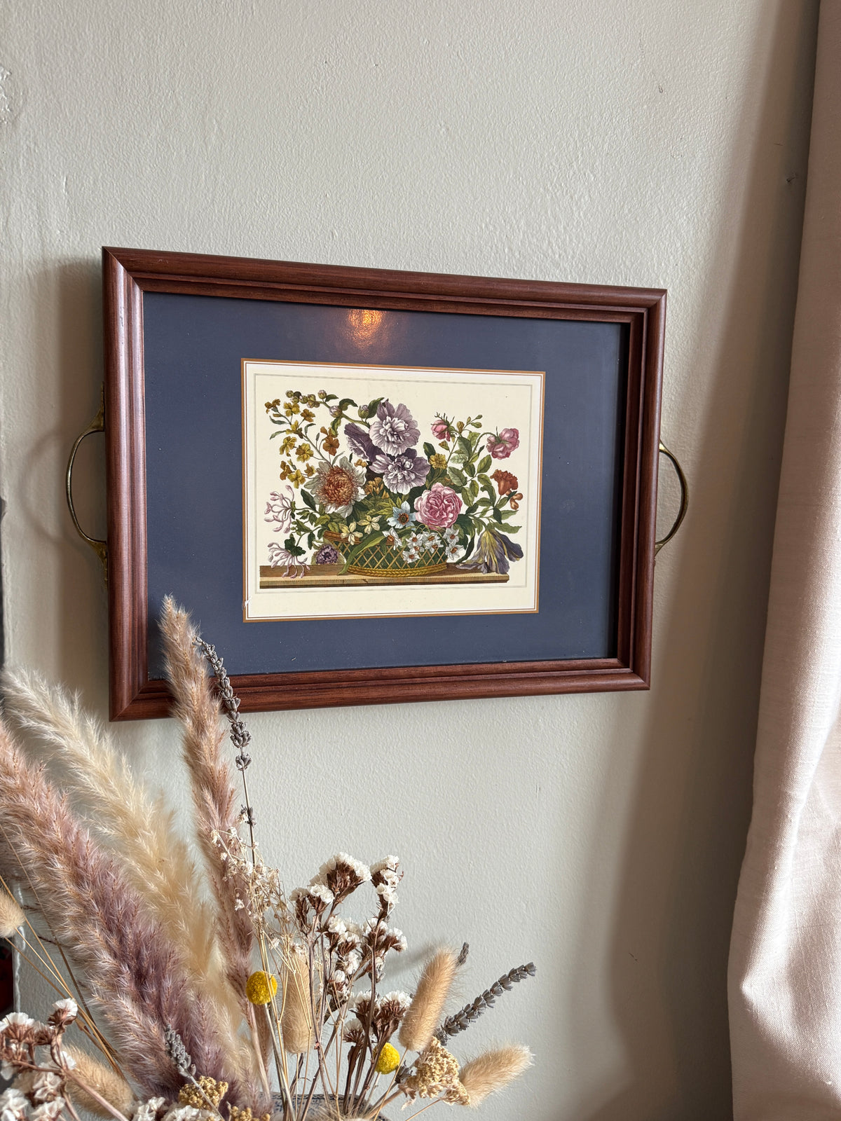 Floral Pimpernel tray