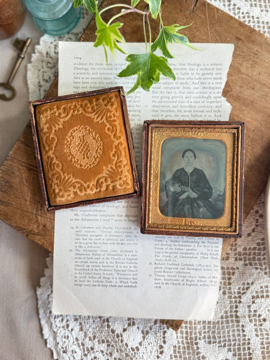 Mid 19th century photograph in case