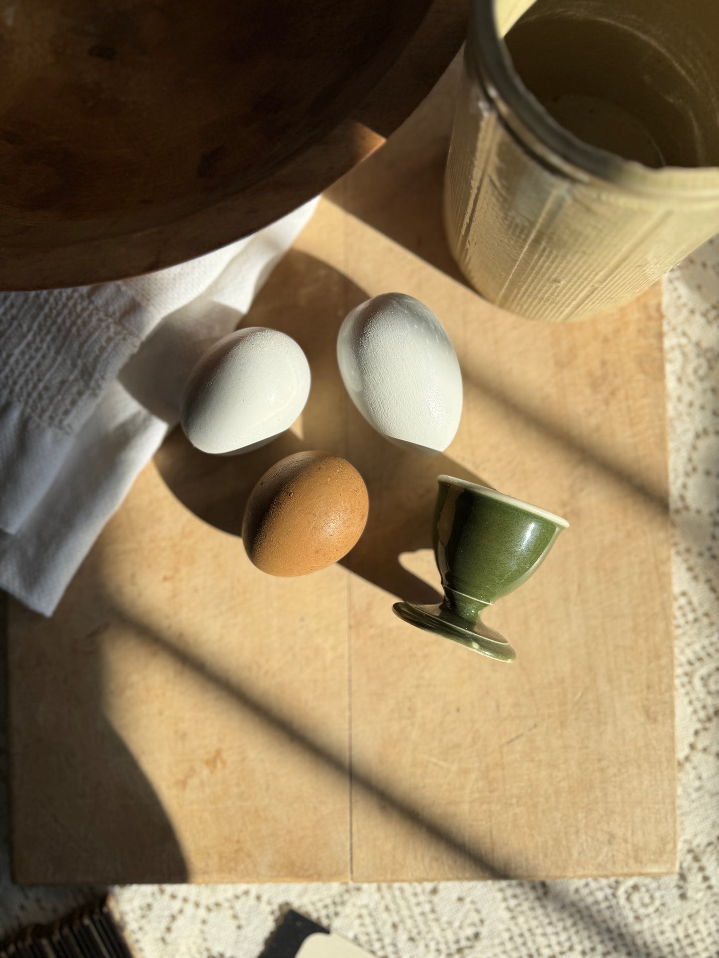 English green egg cup