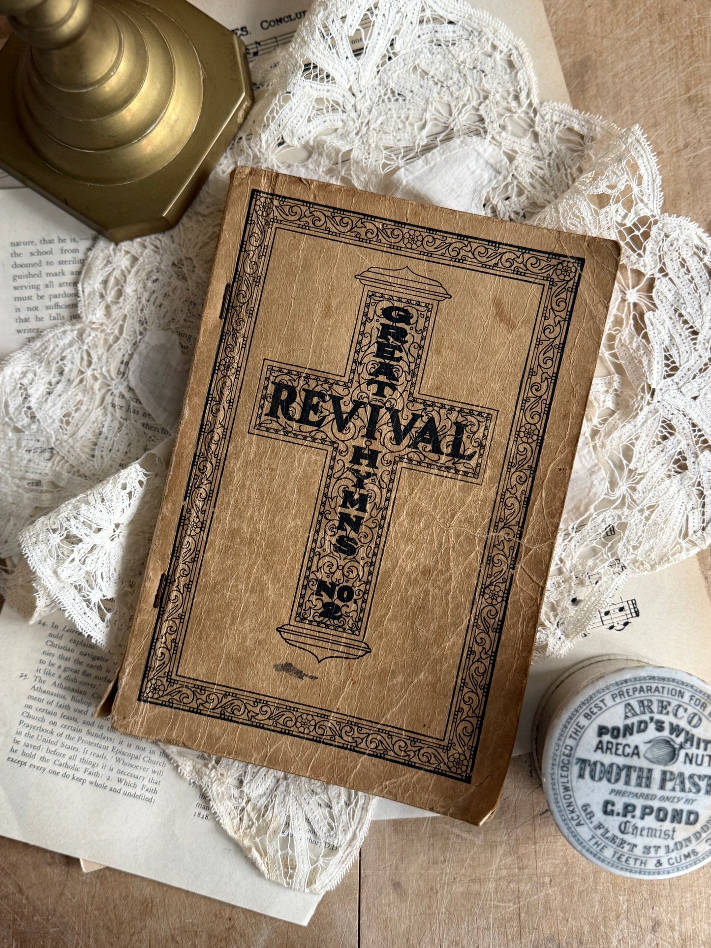 Gothic 1920’s era paperback Hymnal