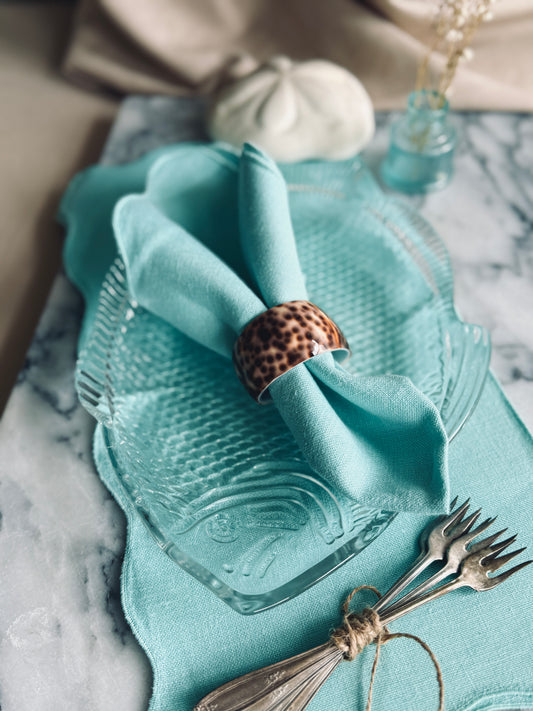 Set of 8 linen napkins