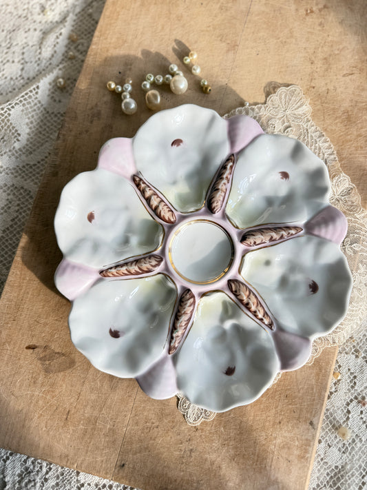 Antique Oyster Plate