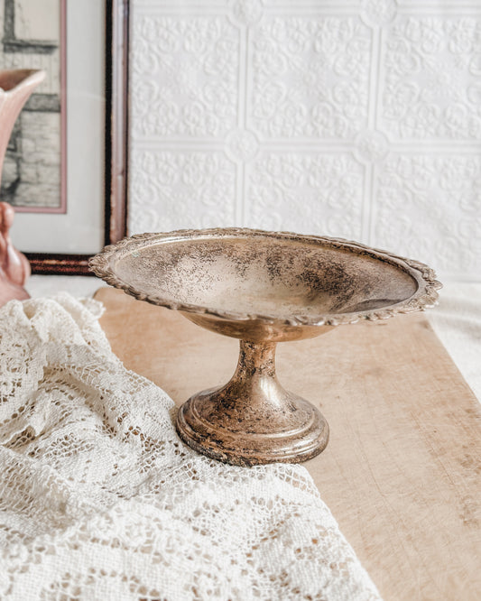Silver Pedestal Dish