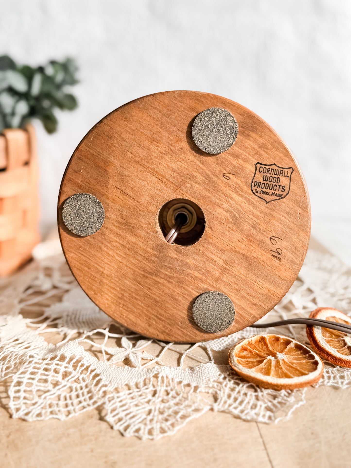 Wooden Lamp Base