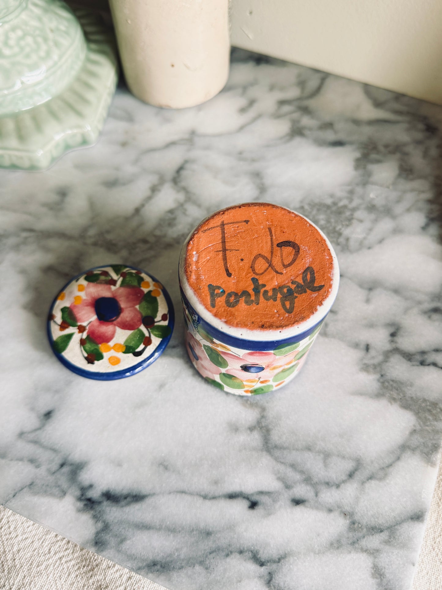 Floral Trinket Jar