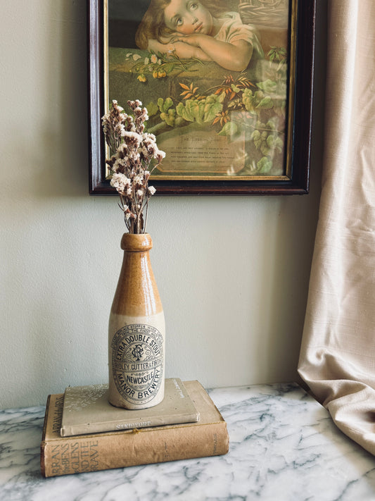 Antique Double Stout Stoneware bottle