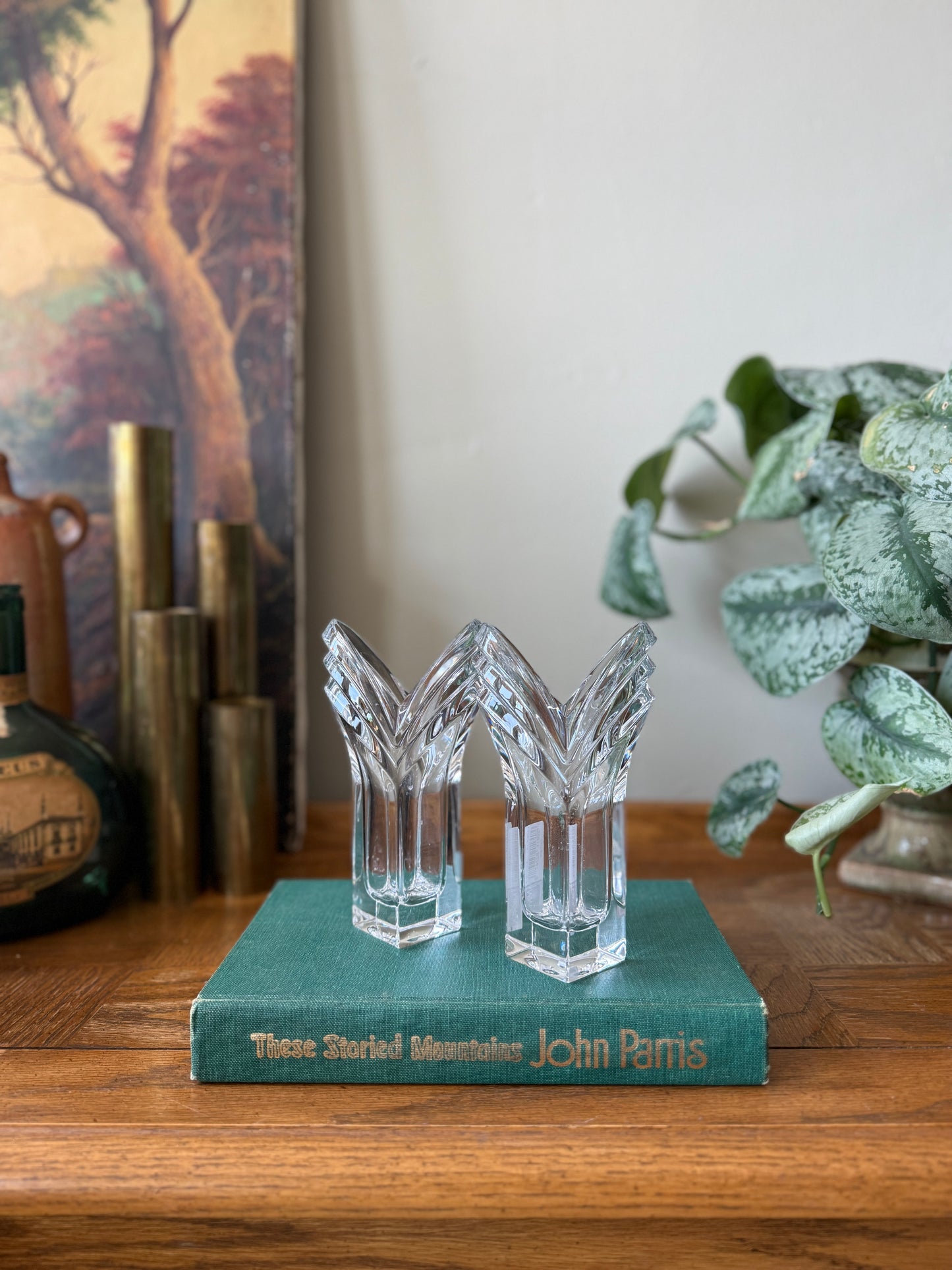 Pair of Mikasa Art Deco Style Vases