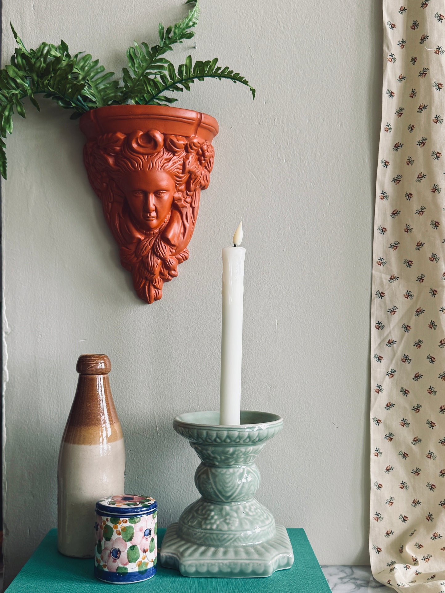 Terracotta Goddess Wall Planter