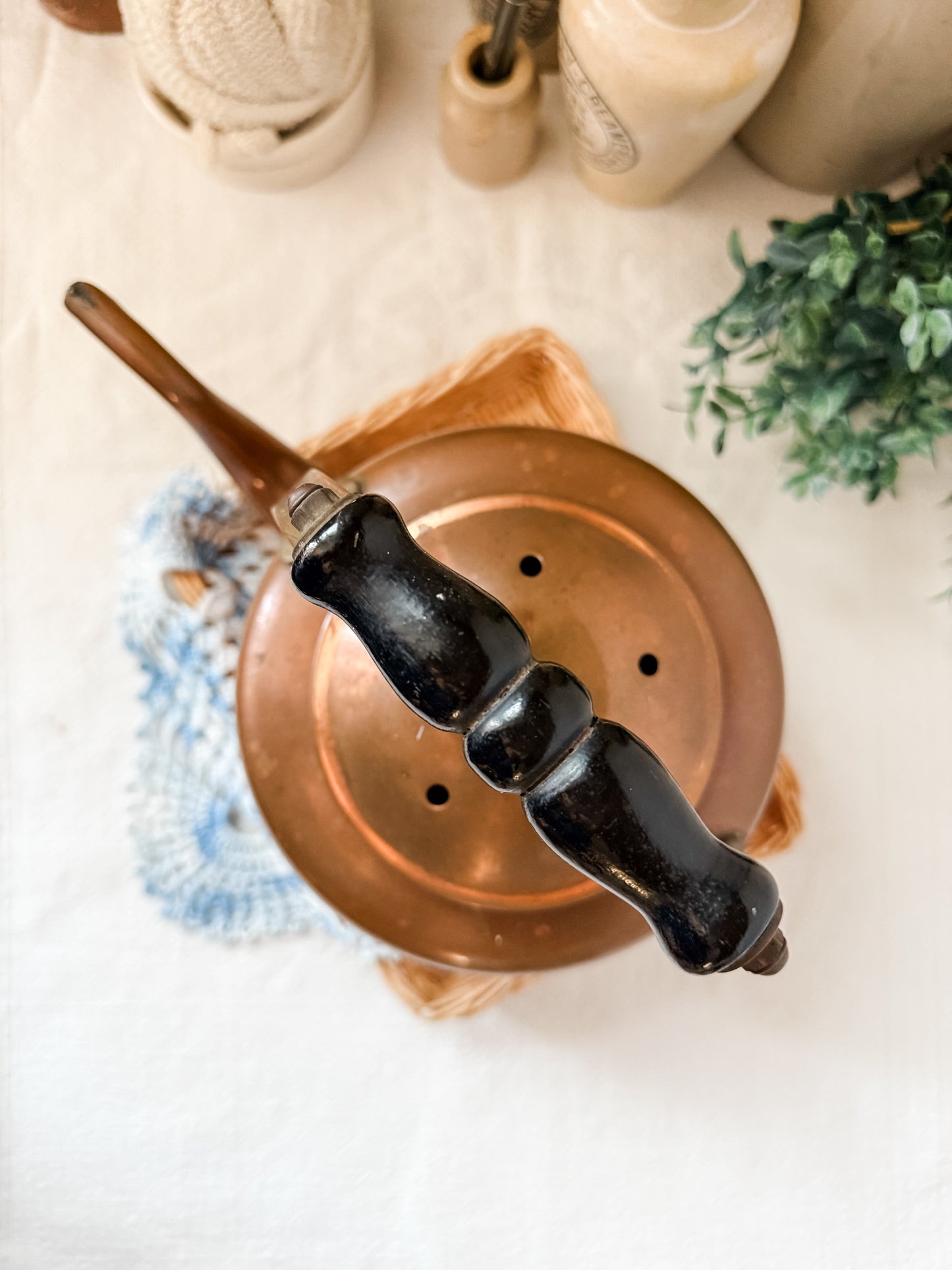 Vintage Copper English Tea Kettle