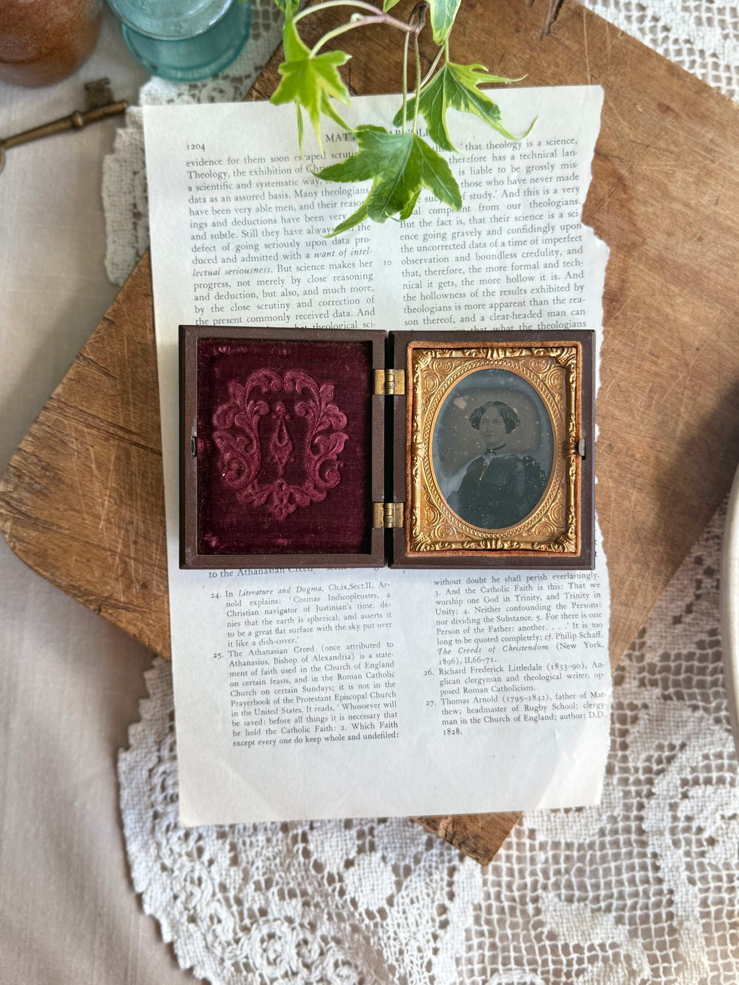 Mid 19th century photograph in case