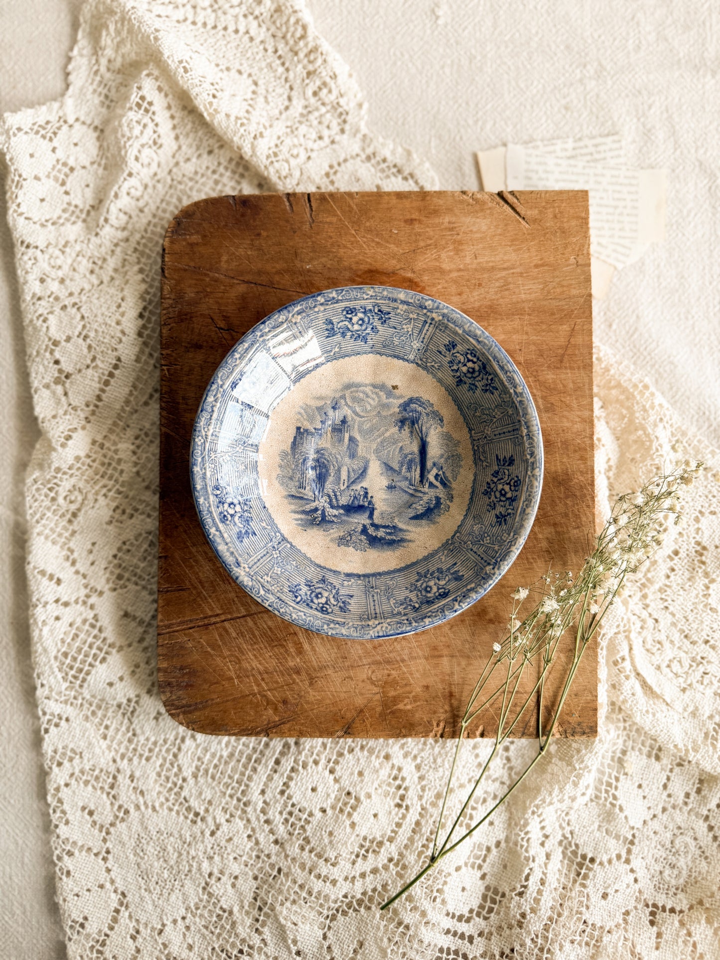 Small Transferware dish