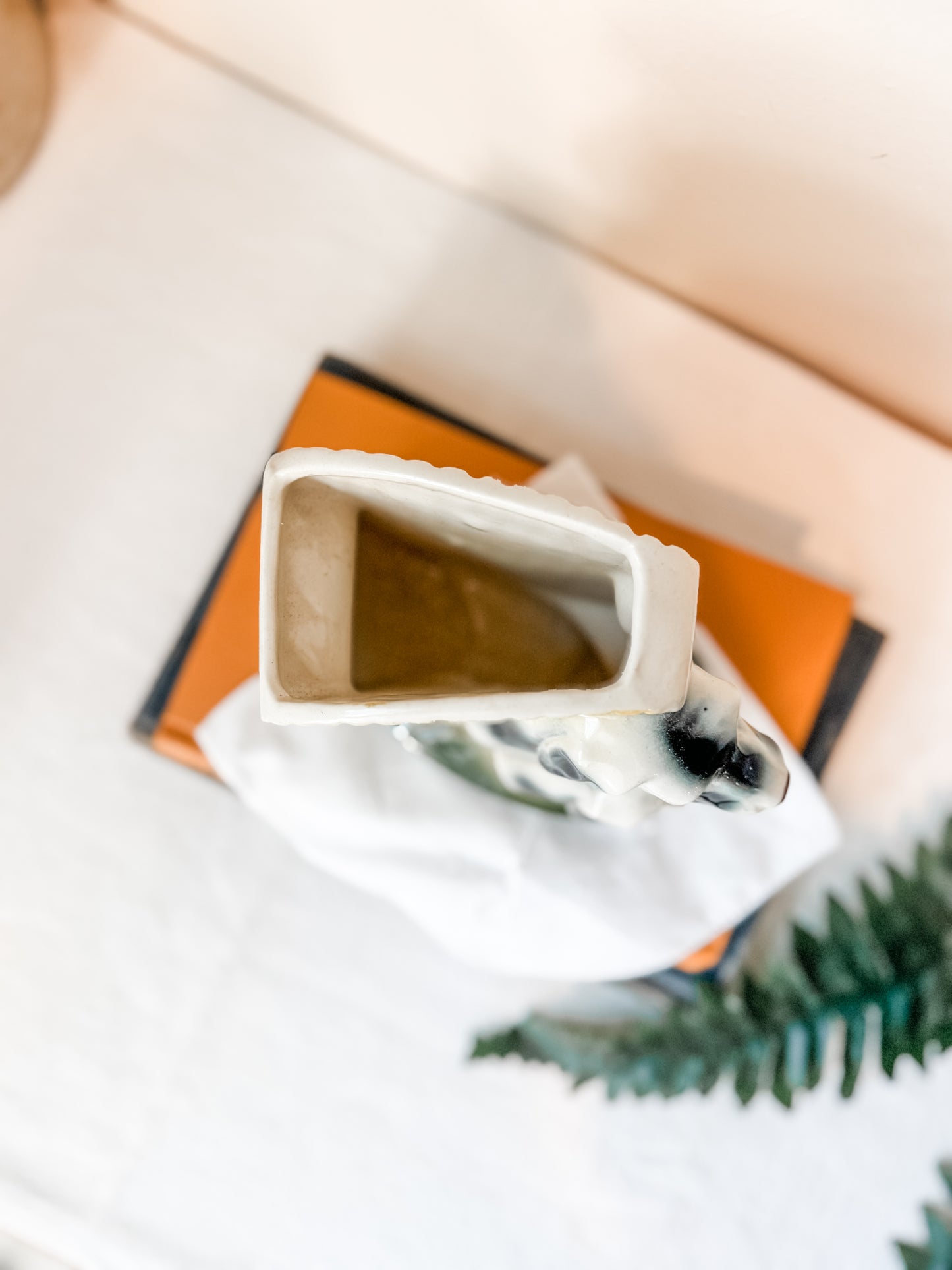 Mid Century Dog Planter