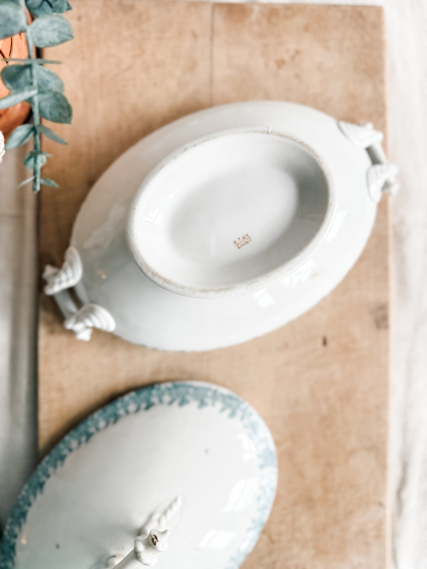 “ The Severn” Antique Ironstone Transferware Tureen