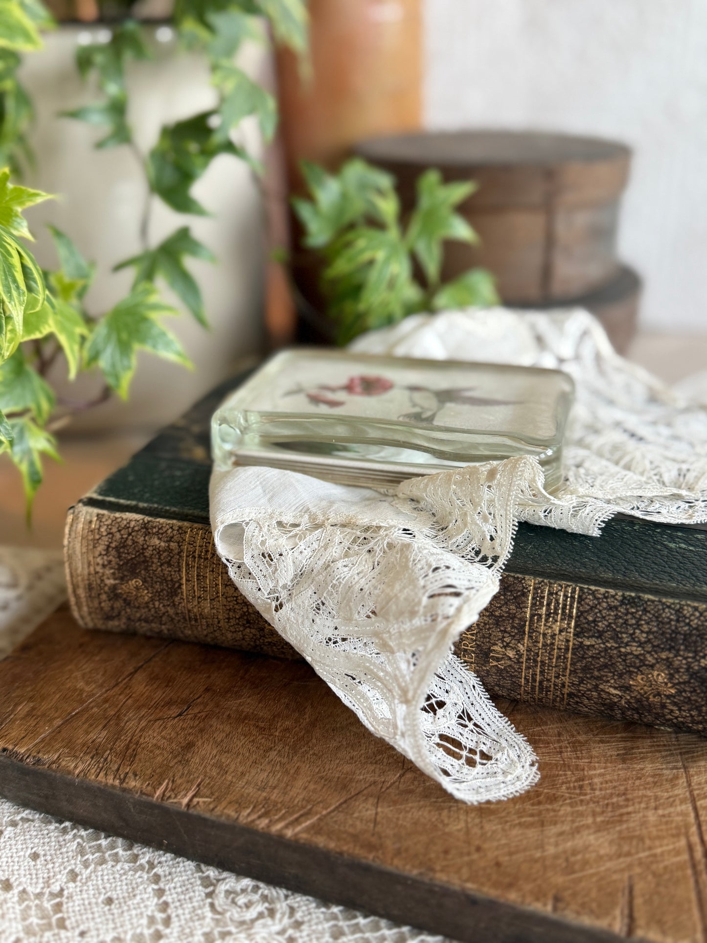 Vintage Hummingbird paper weight