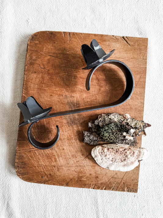 Pair of Metal Candlestick Holders