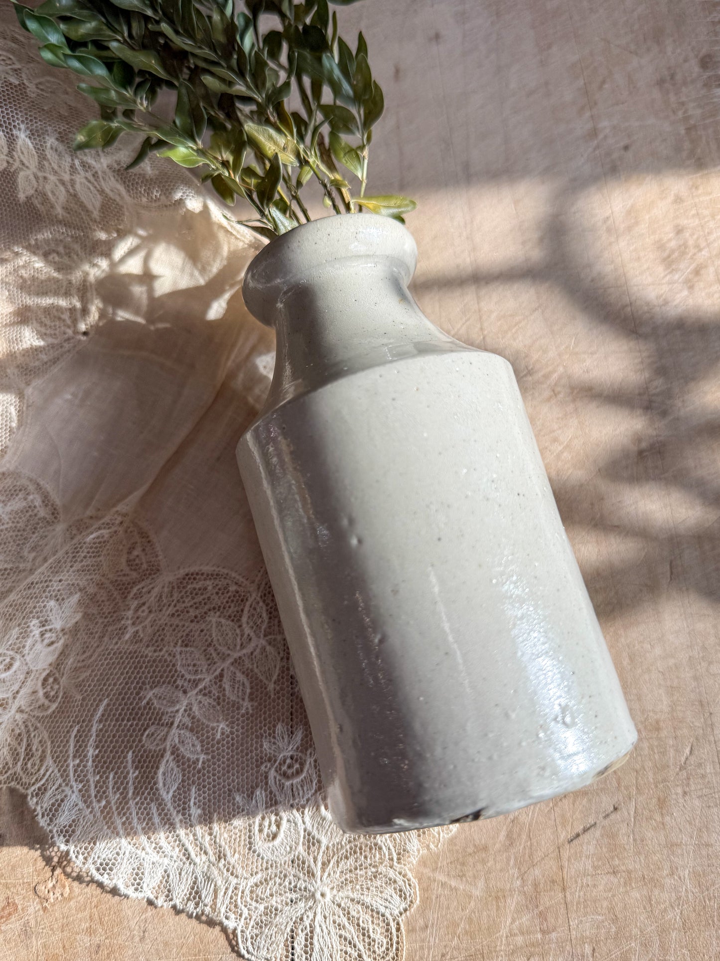 Medium Sized Victorian Antique Stoneware Bottle