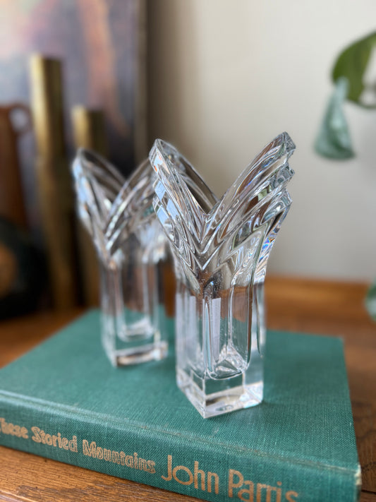 Pair of Mikasa Art Deco Style Vases