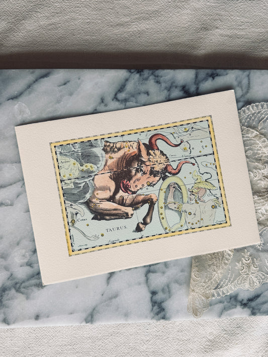 Taurus Astrology Print