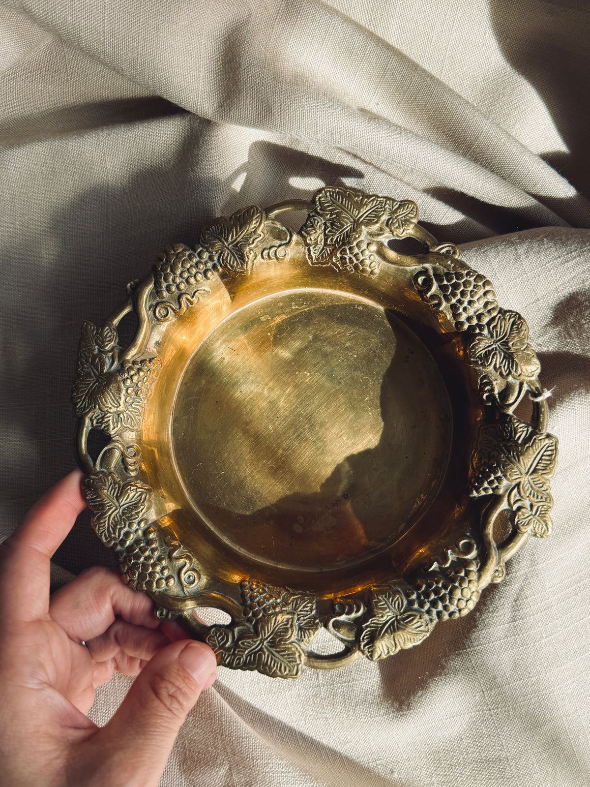 Brass wine or champagne holder
