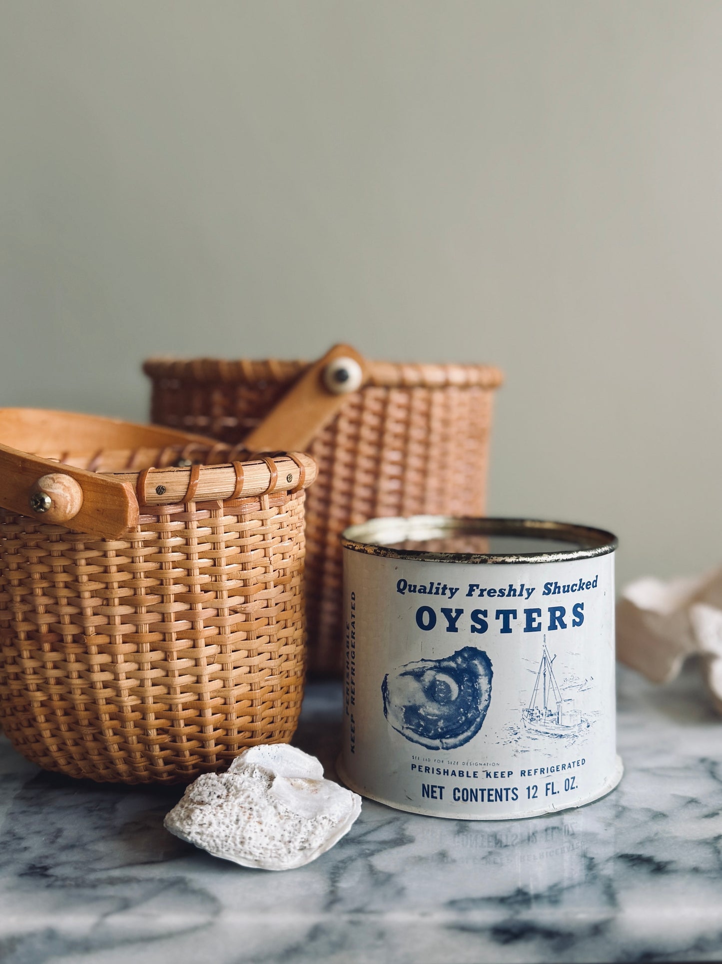 Vintage Oyster Tin