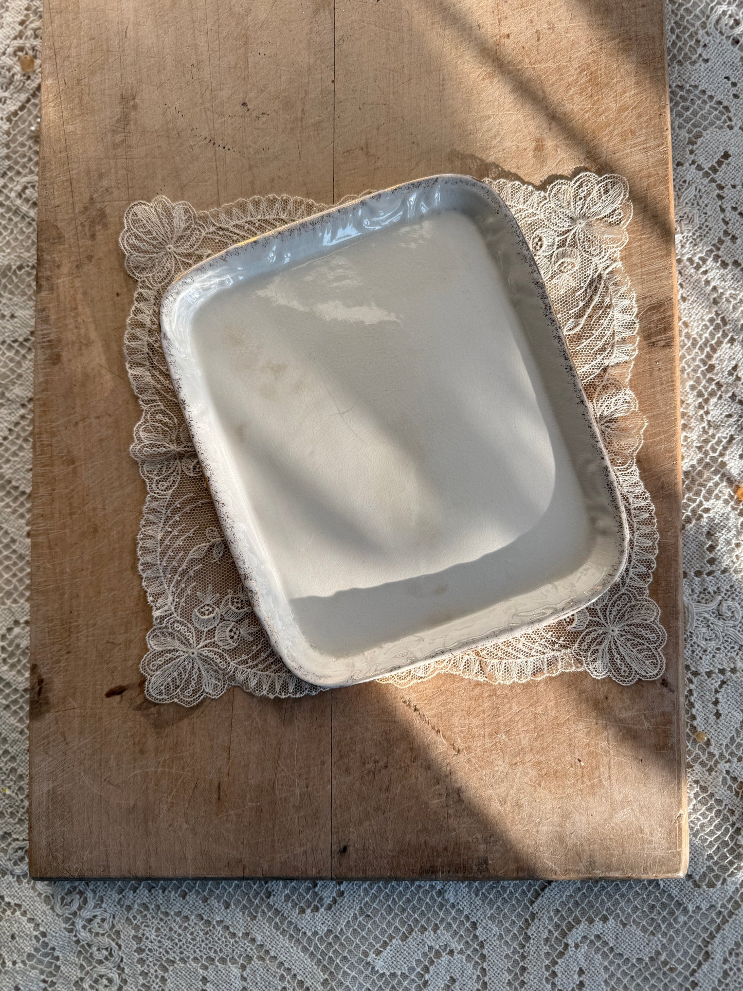 Antique English Cheese Keeper