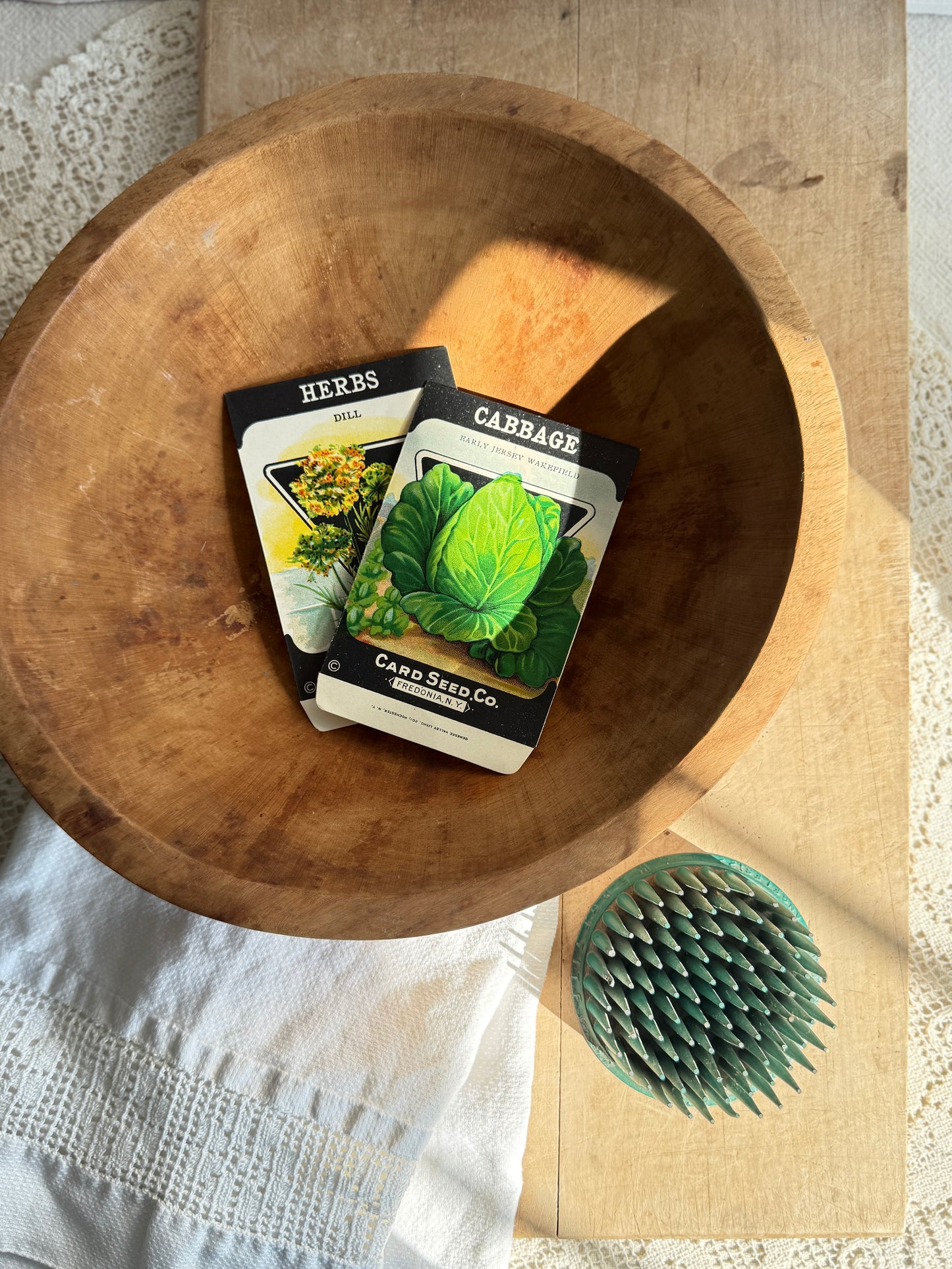 Pair of vintage seed packets