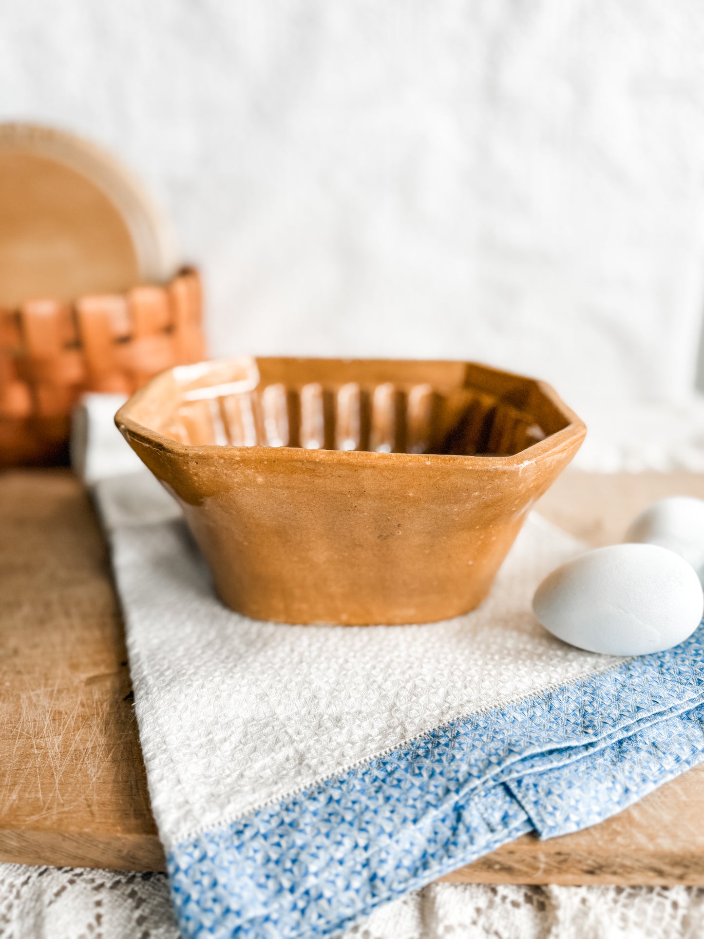 Antique Yellowware Mold