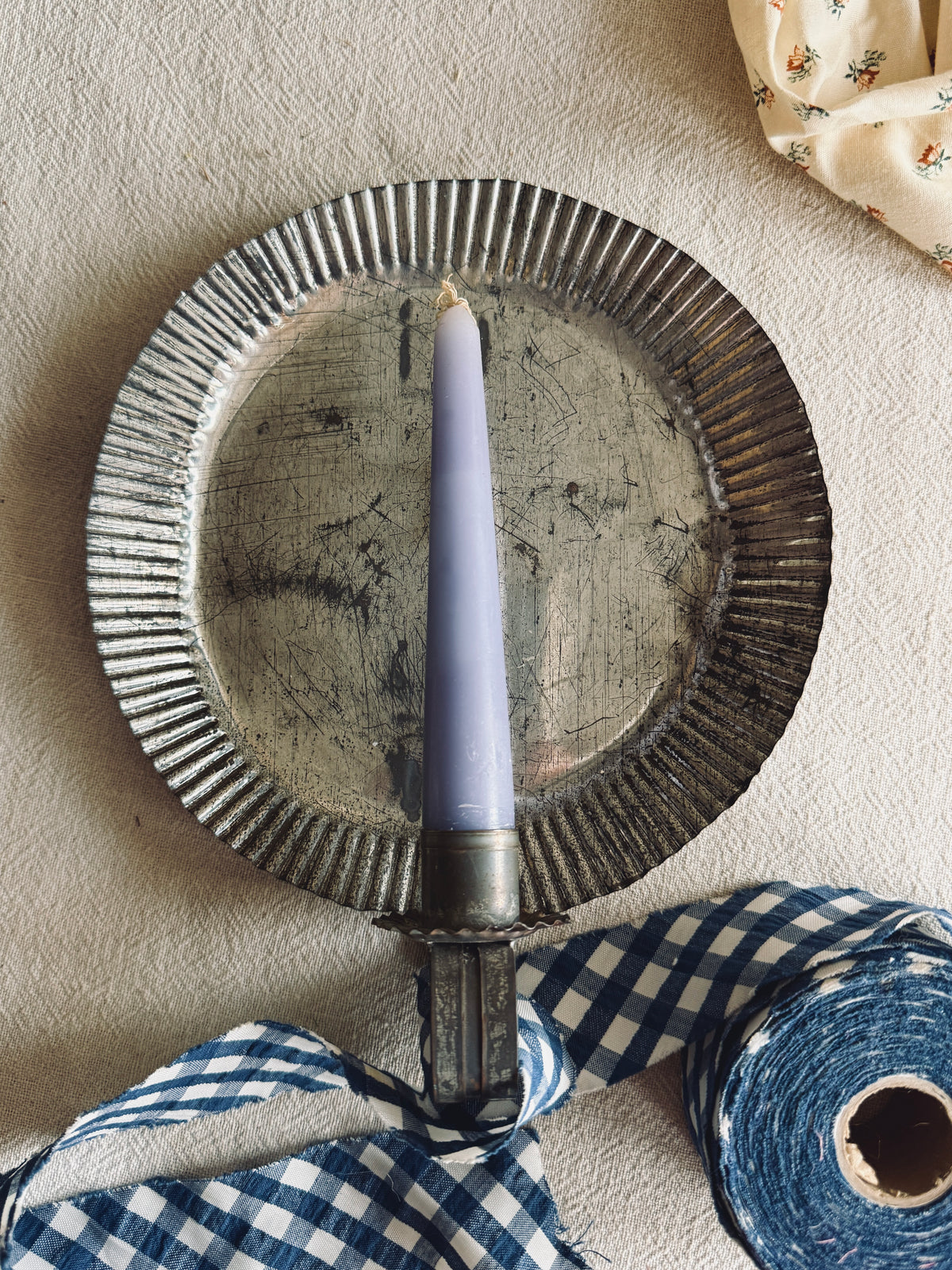 Tin candle sconces