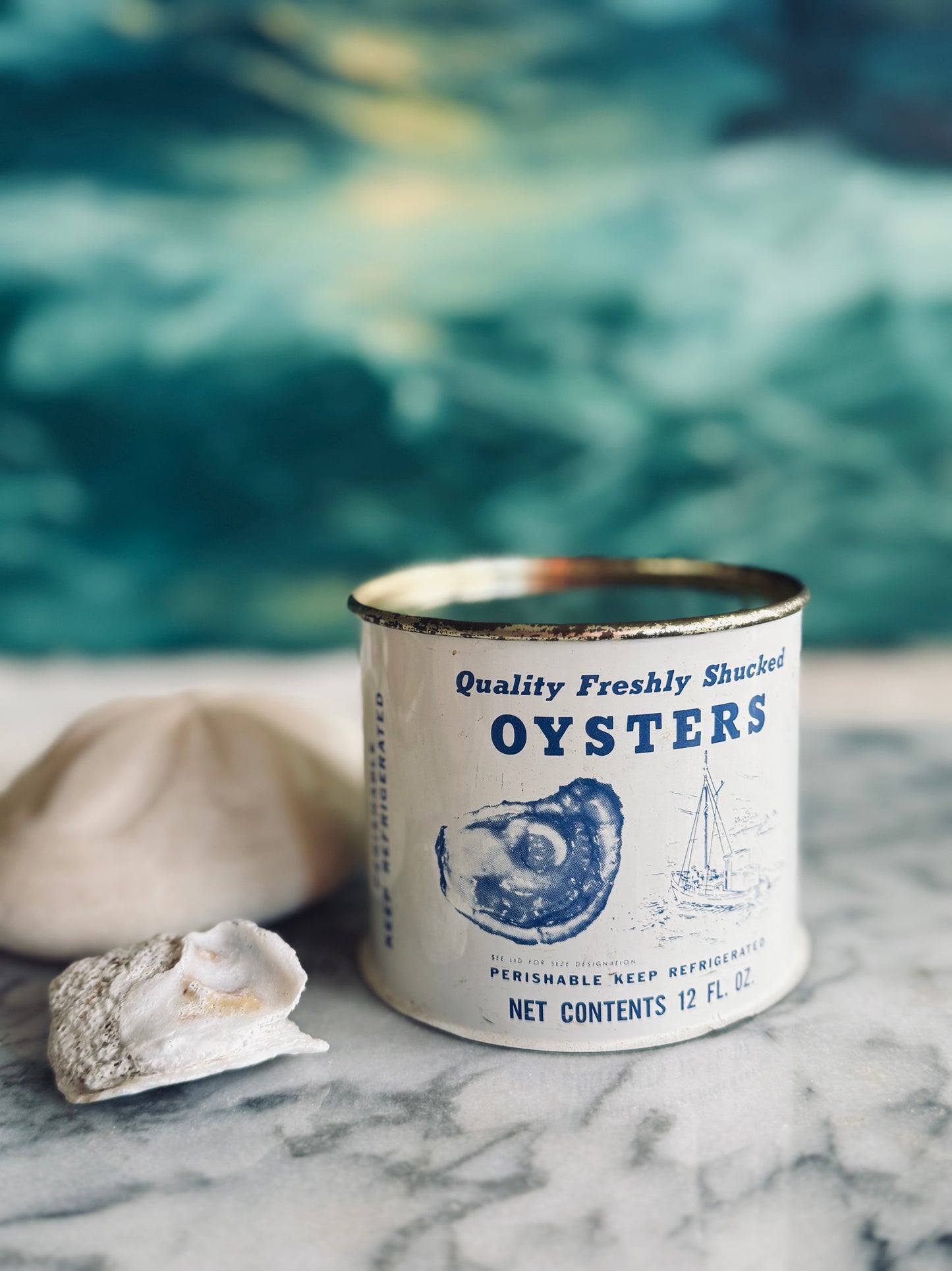 Vintage Oyster Tin