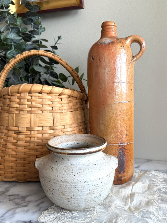 Small Studio pottery pot with small handles