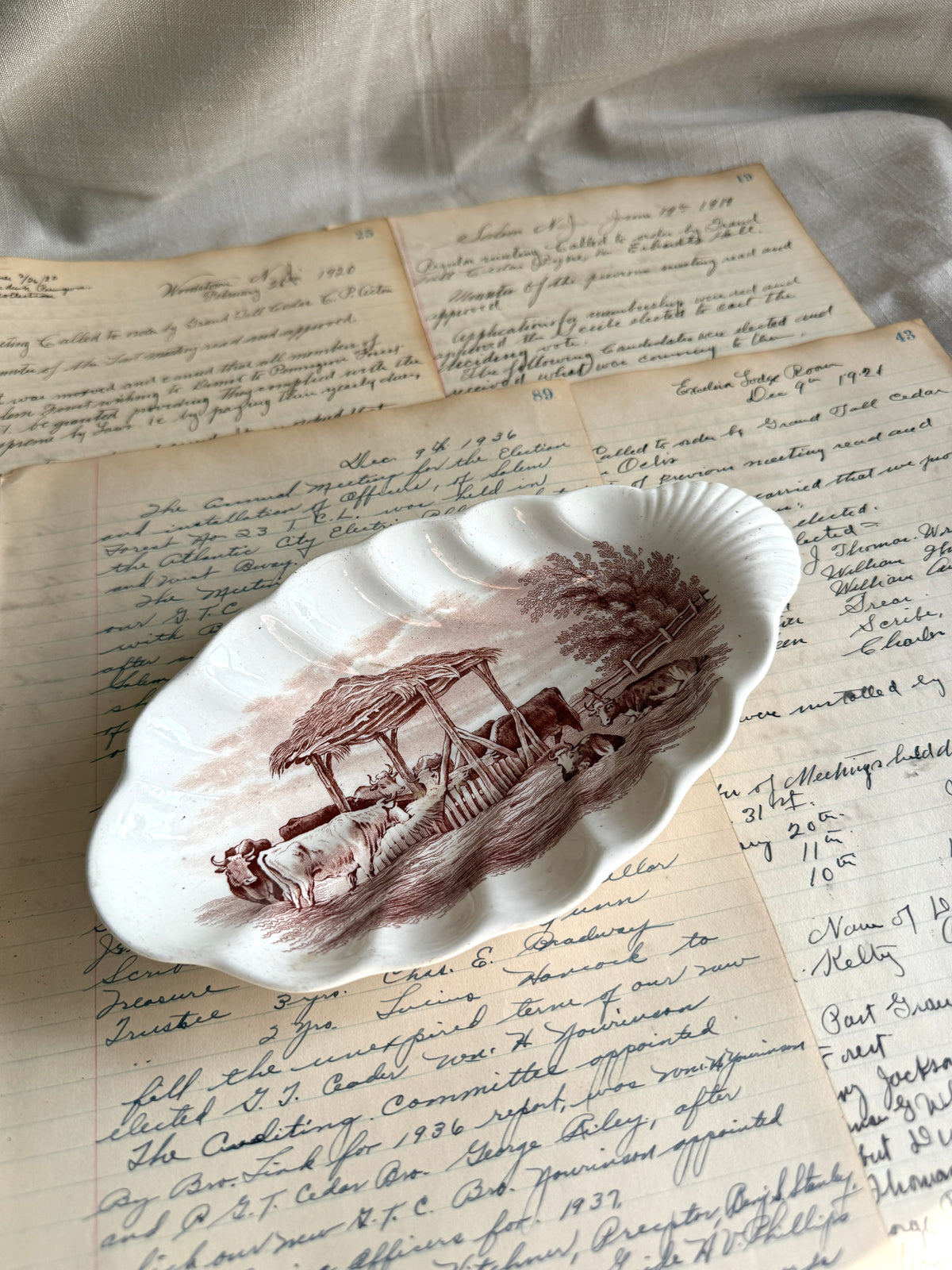 Antique Spode Copeland Relish Dish